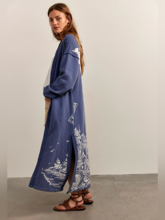 Free People Sweaters - FREE PEOPLE DUTCH MAXI CARDI NWT SIZE M